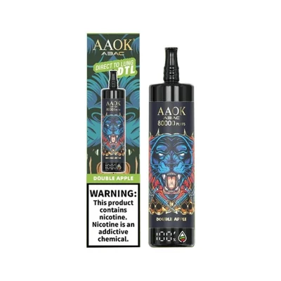 Double Apple | AAOK SHISHA 80K Puffs Disposable Vape